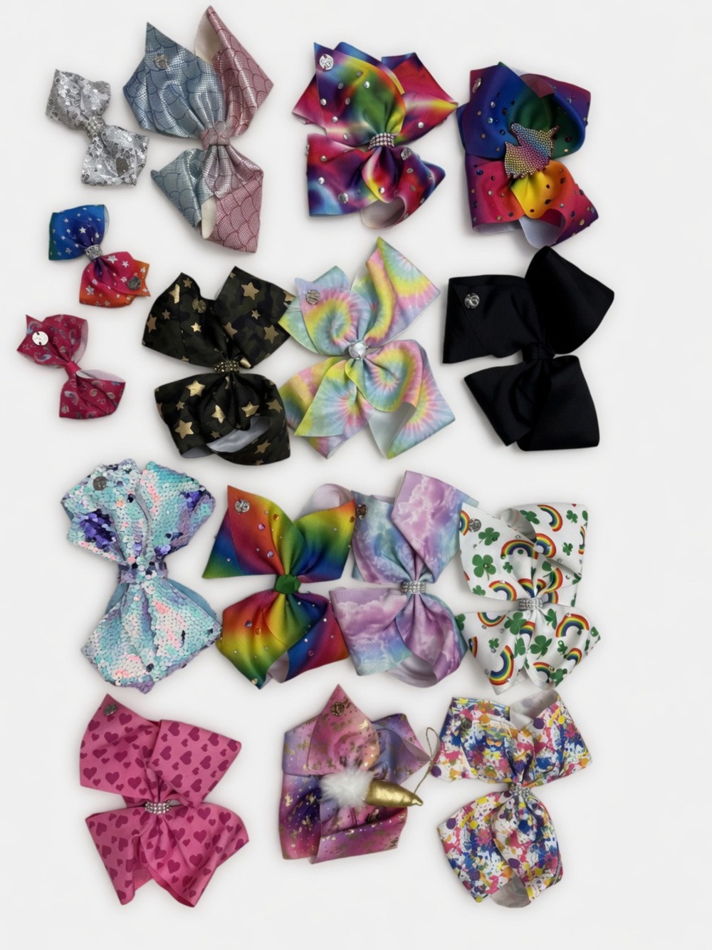 Assorted Kids Hair Bows Pack - Multicolor Designs Jojo Hair Bow